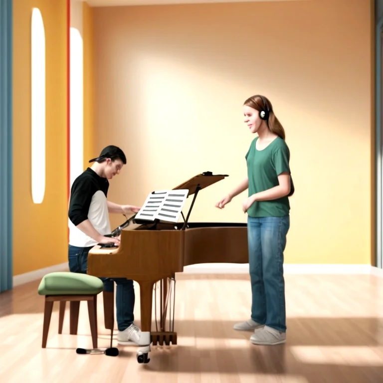 Docentes de música en formación práctica en aula