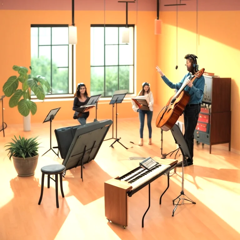 Sesión de formación docente en aula musical